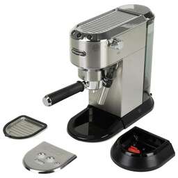 DELONGHI Кофеварка EC685.M, рожковая, серебристый / черный