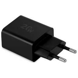 DIGMA Сетевое зар./устр. DGW2D 20W 3A+1A (PD+QC) USB-C/USB-A универсальное черный (DGW2D0F110BK)