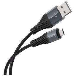 HOCO (6931474710543) X38 USB (m)-microUSB (m) 1.0м - черный