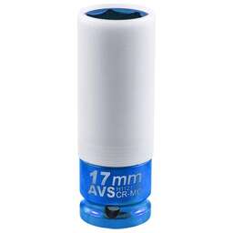 AVS Головка торцевая ударная глубокая 6-гранная 1/2''DR (17 мм) колесная H11217IС