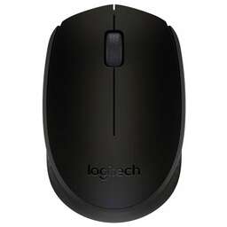 LOGITECH Мышь B170 черный оптическая (1000dpi) беспроводная USB для ноутбука (2but)