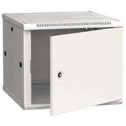 ITK Шкаф коммутационный Linea W (LWR3-09U66-MF) настенный 9U 600x600мм пер.дв.металл 2 бок.пан. направл.под закл.гайки 90кг серый 500мм 200град. 600мм IP20 IK10 сталь