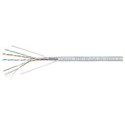 CABEUS Кабель SFTP-4P-CAT.5E-PATCH-GY кат.5E SF/UTP 4 пары PVC внутренний 305м серый