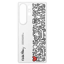 SAMSUNG Чехол (клип-кейс) Flipsuit Case S25 Ultra, для Galaxy S25 Ultra, белый/прозрачный [ef-ms938cwegru]