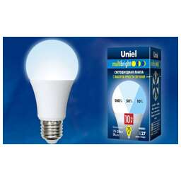 UNIEL (UL-00002372) LED-A60-10W/NW/E27/FR/MB PLM11WH