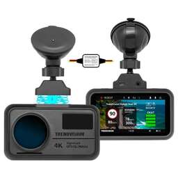 TRENDVISION Видеорегистратор с радар-детектором Hybrid Signature Real 4K Max черный 2160p 170гр. GPS NT96670