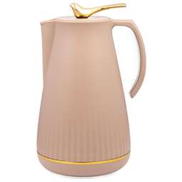 AGNESS ТЕРМОС СО СТЕКЛЯННОЙ КОЛБОЙ, 950 МЛ, КРЫШКА С КЛАПАНОМ 734-201