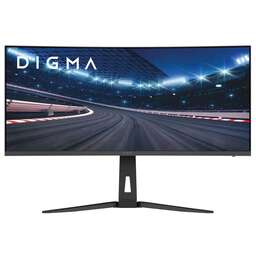 DIGMA 34" Монитор Overdrive 34A712Q, 3440x1440, VA, 200Гц, 2хHDMI, 2хDP, изогнутый, черный
