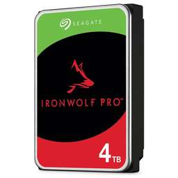 SEAGATE Жесткий диск Ironwolf Pro ST4000NT001, 4ТБ, HDD, SATA III, 3.5"