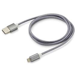 BURO Кабель Lightning (m)/micro USB (m) - USB (m), 1м, в оплетке, 2A, серый [bhp lght+mcr]