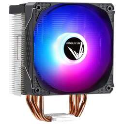 FORMULA Устройство охлаждения(кулер) Ice Burg Plus Bk ARGB Soc-AM5/AM4/1200/1700/1851 черный 4-pin 17-34dB Al+Cu 200W 737gr Ret (ICE BURG PLUS ARPW 4P BK)