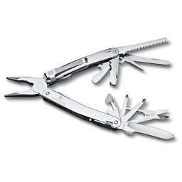 VICTORINOX Мультитул SwissTool Spirit MX Clip, 24 функций, серебристый [3.0224.mkb1]