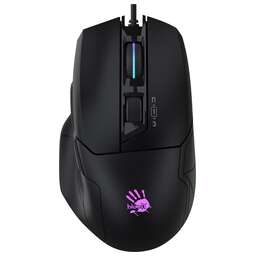 A4TECH Мышь проводная Bloody W70 Max, игровая, оптическая, USB, 10000dpi, черный [w70 max (stone black)]