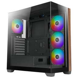 AZZA Корпус ATX Neptune, Full-Tower, без БП, черный [neptune csaz-491]