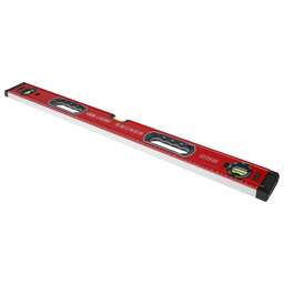 RGK Уровень U4080 пузырьковый 3глаз. магнит. красный