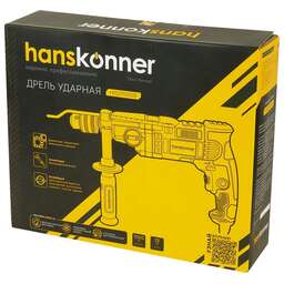 HANSKONNER Дрель ударная двухскоростная HID21100DS