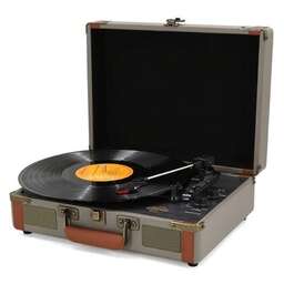 RITMIX Виниловый проигрыватель LP-130B, полностью автоматический, серый