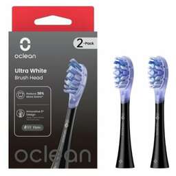 OCLEAN Комплект насадок Ultra white (2 шт), черный