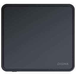 DIGMA Неттоп Mini Office Cel N4020 (1.1) 4Gb SSD128Gb UHDG 600 CR Windows 11 Professional GbitEth WiFi BT 36W черный (DPCN-4BXW01)