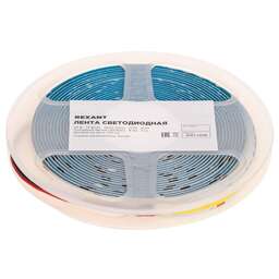 REXANT Лента светодиодная 24В, COB 14Вт/м, 512 LED/м, 6500К, 8мм, 5м, IP20