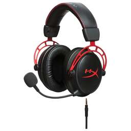 HYPERX Наушники с микрофоном Cloud Alpha красный/черный 1.3м мониторные оголовье (4P5L1AB#UUF)