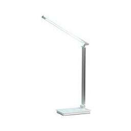 ULTRAFLASH (15723) UF-834 C01 белый (Led св-к настольный, 8Вт, 5 ССТ, диммируемый, ночник, таймер, зарядка)