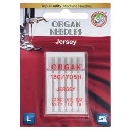 ORGAN Иглы джерси 5/70-100 Blister (упаковка 5 игл)