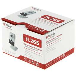 HIWATCH Камера видеонаблюдения IP DS-I214(C)(2.0mm) 2-2мм цв. корп.:белый/черный