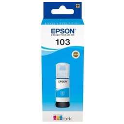 EPSON Чернила 103 C13T00S24A, для , 65мл, голубой
