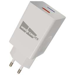 MORE CHOICE (4620202550279) NC69 СЗУ 2USB 3.0A QC3.0 быстрая зарядка White
