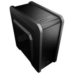 AEROCOOL Корпус mATX Qs-240, Micro-Tower, без БП, черный