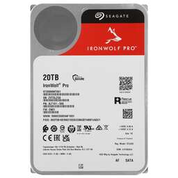 SEAGATE Жесткий диск SATA-III 20TB ST20000NT001 NAS Ironwolf Pro 512E (7200rpm) 256Mb 3.5"