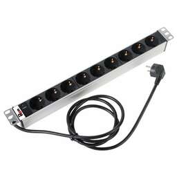 REM Блок распределения питания R-16-9S-I-440-1.8 гор.размещ. 9xSchuko базовые 16A Schuko 1.8м