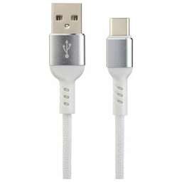PERFEO (U4906) USB A вилка - Type-C вилка, 2.4A, белый, длина 1 м., Type-C Premium