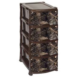 VIOLET Комод 4-х секц. с декором "Мрамор" (венге) 352455