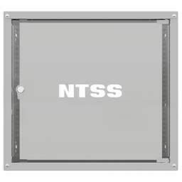 NTSS Шкаф коммутационный Lime ( -WL9U5560GS) настенный 9U 550x600мм пер.дв.стекл несъемн.бок.пан. 30кг серый 520мм 15.6кг 110град. 500мм IP20 сталь