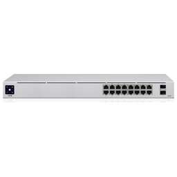 UBIQUITI USW-16-POE PoE-коммутатор в стойку, 16х 1G RJ45, 2х SFP, раздача 42 Вт