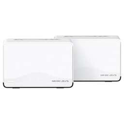 MERCUSYS Бесшовный Mesh роутер Halo H27BE, Wi-Fi 7, BE3600, 2.4/5ГГц, 3 WAN/LAN, белый, 2 шт. в комплекте