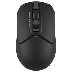A4TECH Мышь Fstyler FB12S черный оптическая 1200dpi silent беспров. BT/Radio USB 2but (FB12S USB BLACK)