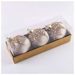 ВОЛШЕБНАЯ СТРАНА Набор шаров SYQB- 0124052, 3шт, 8см (108510)