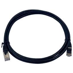 BURO Патч-корд BU-7-2M STP 4 пары cat.7 CCA molded 2м черный RJ-45 (m)-RJ-45 (m)