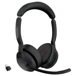 JABRA Наушники с микрофоном Evolve2 55, Link380c MS Stereo черный накладные BT оголовье (25599-999-899)