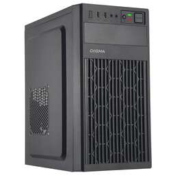 DIGMA Корпус mATX DCC-MN302, Mini-Tower, без БП, черный