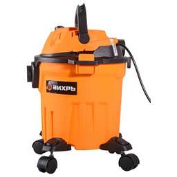 ВИХРЬ Строительный пылесос СП-1400/15, оранжевый [72/19/7]