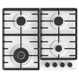 GORENJE Газовая варочная панель GW642SYW, 4 конфорки, эмалированная сталь, белый