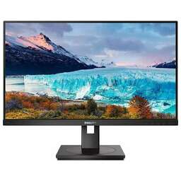 PHILIPS Монитор 27" 272S1M(00/01) черный IPS LED 16:9 DVI HDMI M/M матовая HAS Piv 250cd 178гр/178гр 1920x1080 75Hz VGA DP FHD USB 6.05кг