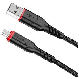 HOCO (6931474794086) X59m 2мUSB 2.4A microUSB черный - 2,0m