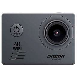 DIGMA Видеорегистратор FreeDrive 300W черный 4Mpix 1440x2560 130гр