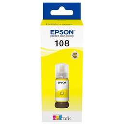 EPSON Чернила 108 C13T09C44A, для , 70мл, желтый