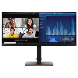 LENOVO 34" Монитор ThinkVision P34w-20, 3440x1440, IPS, 2хHDMI, 1хDP, 1хType-С, изогнутый, черный [63f2rat3uk]